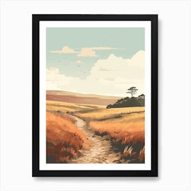 The South Tyne Trail England 4 Hiking Trail Landscape Art Print