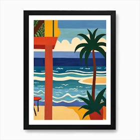 'The Beach' Art Print