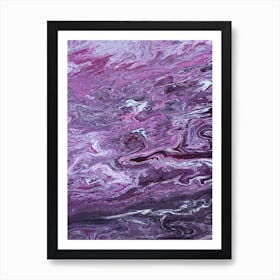 Purple Swirls Art Print