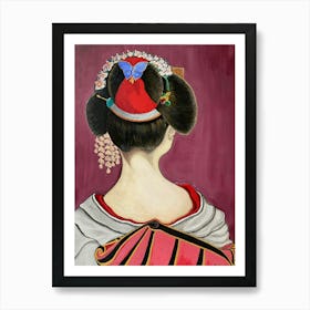 Geisha Art Print