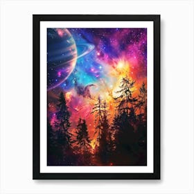 Nebula Painting Art Print