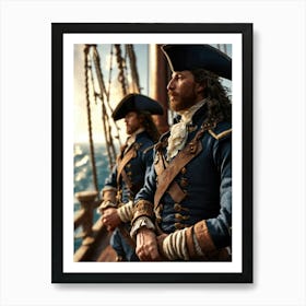 Pirate captain 2 Art Print