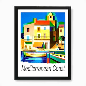 Mediterranean Coast Art Print