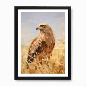 Bird Painting Hawk 4 Art Print