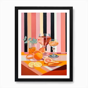 Summer Cocktails 2 Art Print