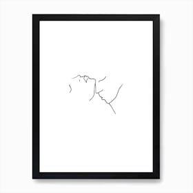 Kiss II Art Print