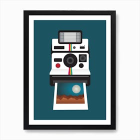 Mountain Camera Art Print