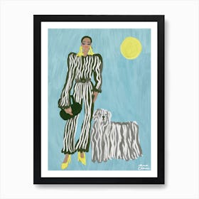 Fashion Dog Art Print