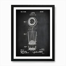 Drinking Glass, Beer Glass, Alcohol Glass Art, Beer Mug, Drinking Glass Patent, Brewery Art, Bar Decor, Beer Glass,Beer Lover Gift, Hb7301 Art Print