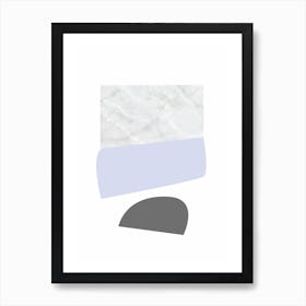 Pastel Shapes Art Print