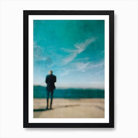 Man On The Coast Art Print