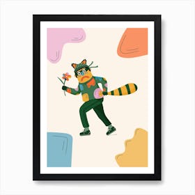 Racoon Thief Art Print