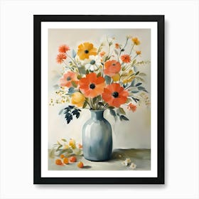 Flowers In A Vase 11 Art Print