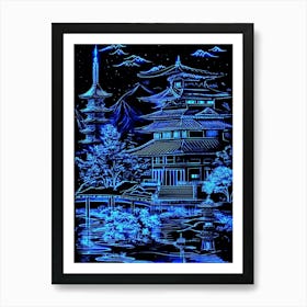 Asian Pagoda 5 Art Print