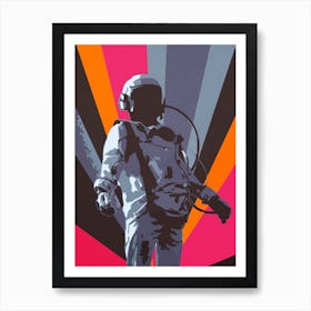 The Wonderful Astronaut Art Print