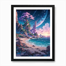 Landscape Painting 4 Art Print