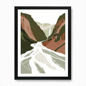 River In The Mountains 2 Art Print