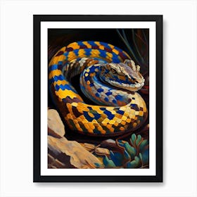 Rattlesnake 1 Painting Art Print