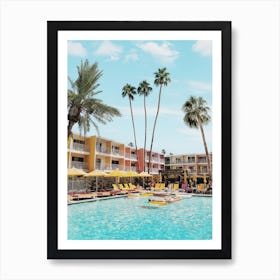 Palm Springs Hotel Art Print