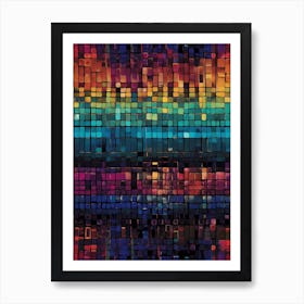 Abstract Mosaic Art Print