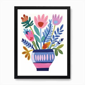 Vase Of Flowers 6 Art Print