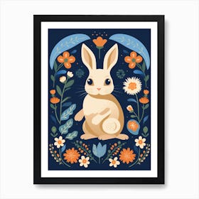 Baby Animal Illustration  Rabbit 2 Art Print