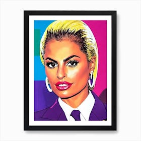 Eva Mendes Pop Movies Art Movies Art Print