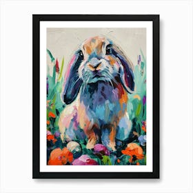 Mini Satan Rabbit Painting 1 Art Print