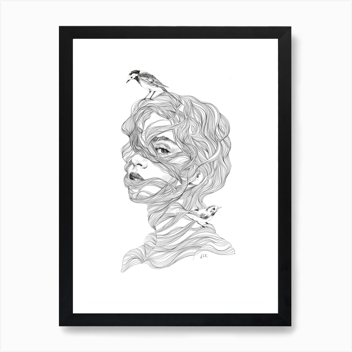 Rapunzel Art Print Framed Wall Art Poster Canvas Print Picture - Picture 2 of 4
