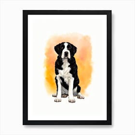 English Springer Spaniel Illustration Dog Art Print