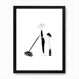 Home Pilates Art Print