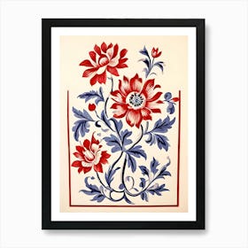 Russian Folk Art 1 Art Print