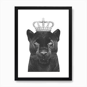 The King Panther Art Print