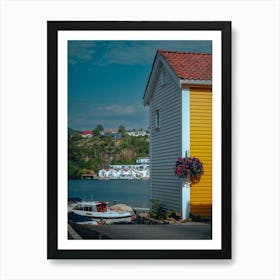 Yellow House, Norway Art Print