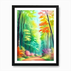 Forest Path Art Print