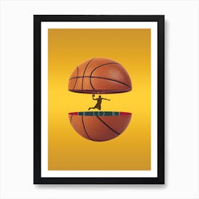 Basket Ball Art Print