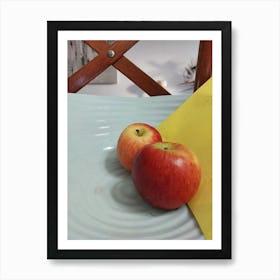 Ai apple a day Art Print