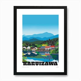 Karuizawa Japan 1 Colourful Travel Poster Art Print