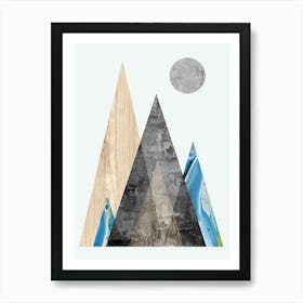 Collage landscape 9 Art Print