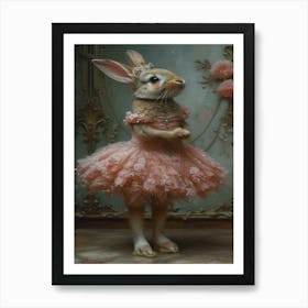 Ballet Bunny Art Print