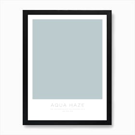 The Colour Block Collection - Aqua Haze Art Print