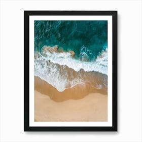 Aerial View Of A Beach 69 Art Print