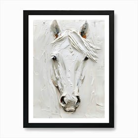 White Horse 4 Art Print