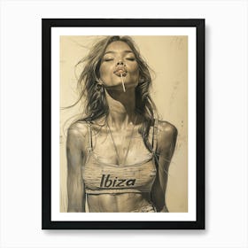 Ibiza Art Print