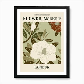 Flower Market London Art Print