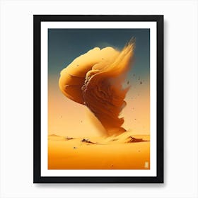 Dust Devil Comic Space Space Art Print