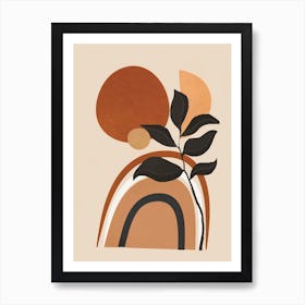 Minimal Abstract Shapes 11 Art Print