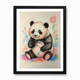 Panda Bear 12 Art Print