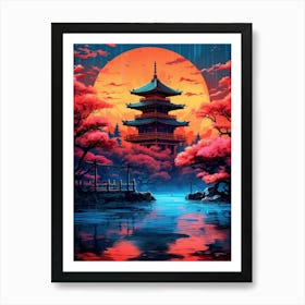 Japanese Pagoda 29 Art Print