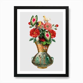 Chinese Vase art Art Print